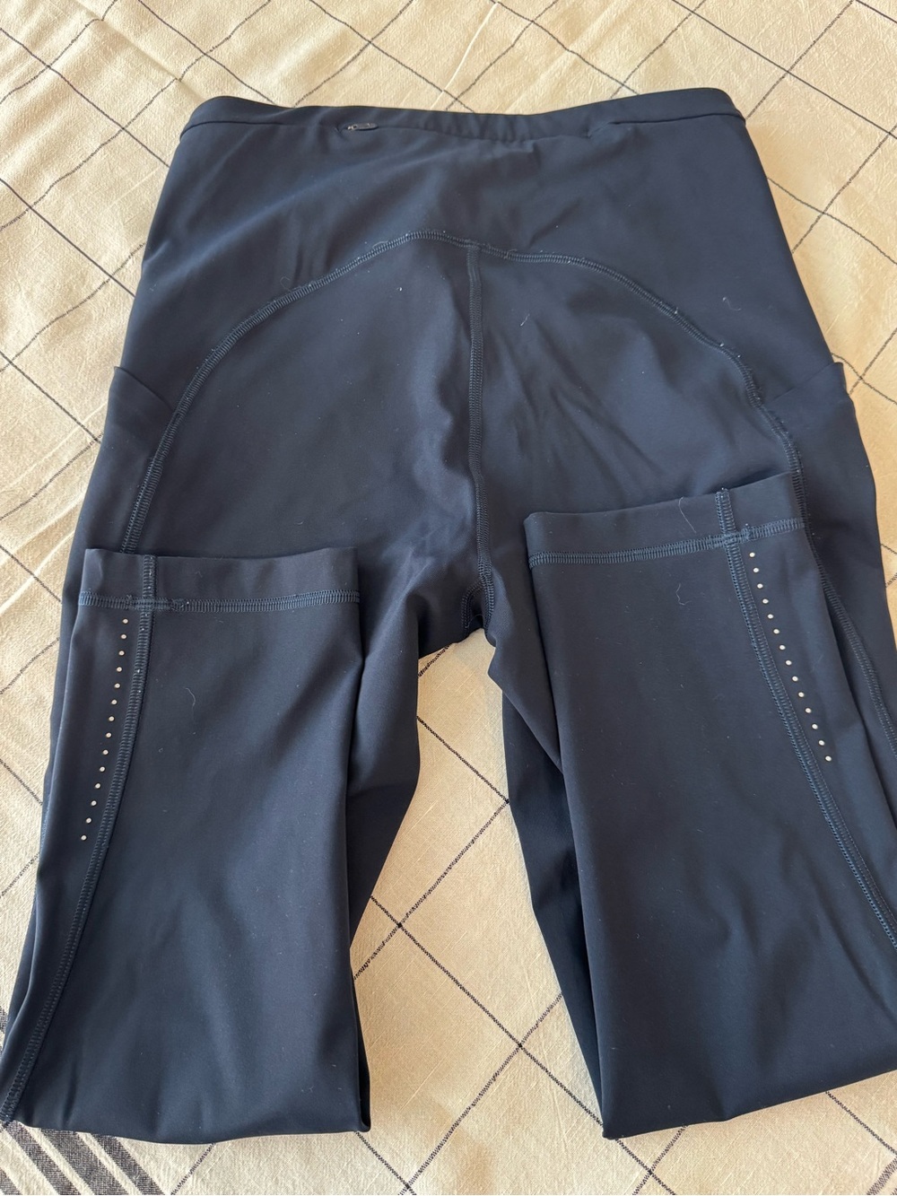 lululemon athletica Black Reflective Side Pocket Leggings